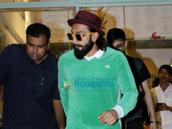 Ranveer Singh snapped at The Kitchen Garden