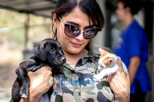 richa chadda spends the day with resq animals 2