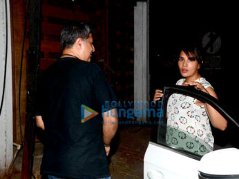 Richa Chadda snapped post her dinner at The Korner House