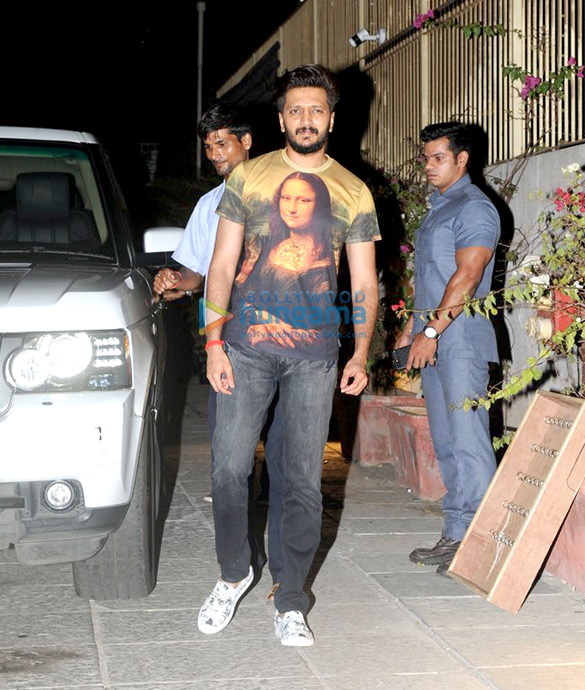 Riteish Deshmukh snapped at Su Casa Lounge