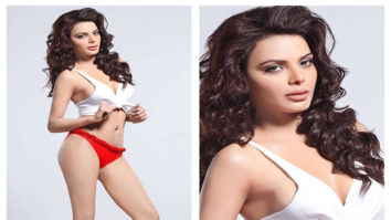 SEXY: Sherlyn Chopra looks HOT in red and white
