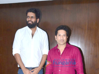 Sachin Tendulkar snapped promoting the film 'Sachin - A Billion Dreams'