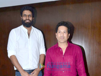 Sachin Tendulkar snapped promoting the film 'Sachin - A Billion Dreams'