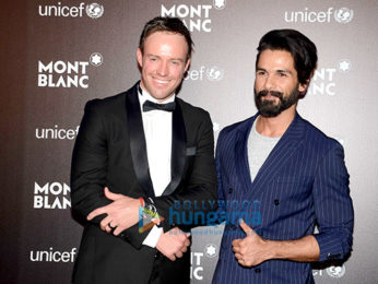 Shahid Kapoor and others at 'Mont Blanc' bash