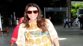Shilpa Shetty and Neha Dhupia snapped at the Mumbai airport