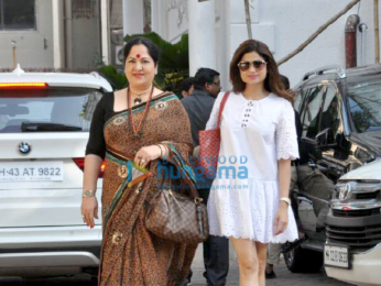 Shilpa Shetty and her family snapped on the occassion of her son Viaan Raj Kundra's birthday