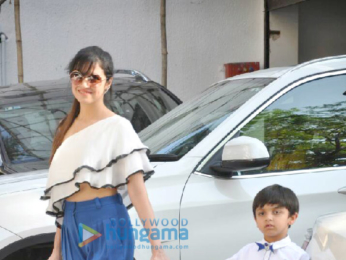 Shilpa Shetty and her family snapped on the occassion of her son Viaan Raj Kundra's birthday