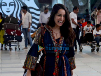 Shraddha Kapoor snapped at the domestic airport