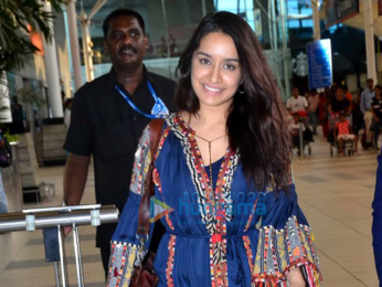 Shraddha Kapoor snapped at the domestic airport