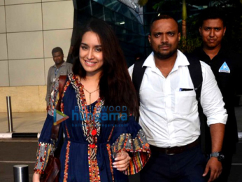 Shraddha Kapoor snapped at the domestic airport