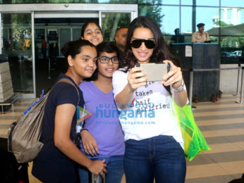 Shraddha Kapoor and Arjun Kapoor snapped at airport as they depart to promote Half Girlfriend
