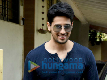 Sidharth Malhotra snapped post meeting at Matrix office in Bandra