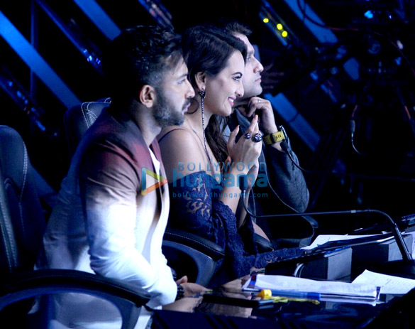 sonakshi sinha and mohit suri snapped on the sets of nach baliye
