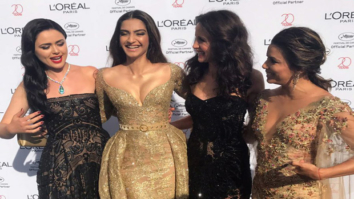Cannes 2017: Sonam Kapoor shares a fun moment with Hollywood stars Eva Longoria and Andie MacDowell