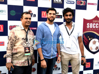 Sooraj Pancholi and Manish Malhotra grace the launch of ‘Super Soccer League’