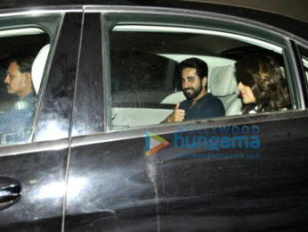 Parineeti Chopra and Ayushmann Khurrana host a special screening of their film 'Meri Pyaari Bindu'