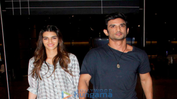 Sushant Singh Rajput, Kriti Sanon and Urvashi Rautela snapped at the airport