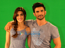 Sushant Singh Rajput and Kriti Sanon snapped promoting their film ‘Raabta’