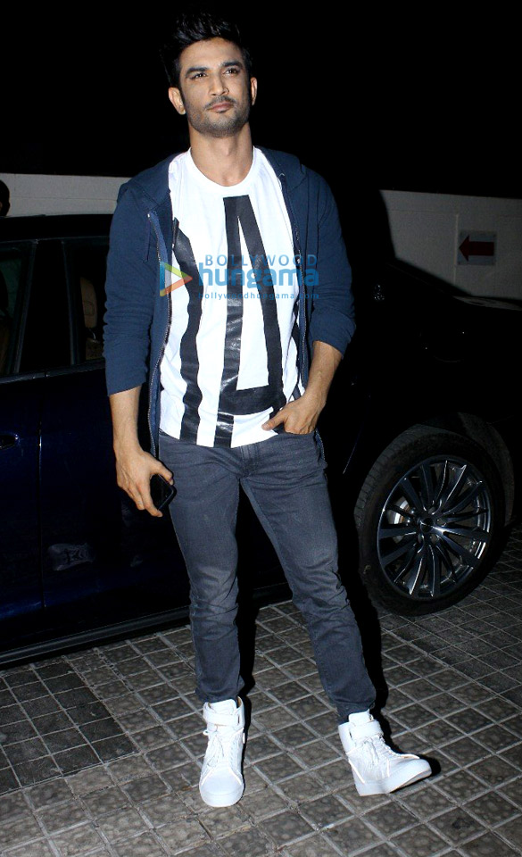 Sushant Singh Rajput and others snapped at the screening of ‘Hindi Medium’ Sushant Singh Rajput and others snapped at the screening of ‘Hindi Medium’