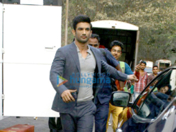 Sushant Singh Rajput and Kriti Sanon snapped promoting their film ‘Raabta’