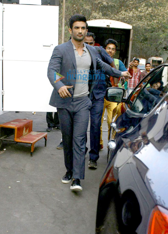 Sushant Singh Rajput and Kriti Sanon snapped promoting their film ‘Raabta’ Sushant Singh Rajput and Kriti Sanon snapped promoting their film ‘Raabta’
