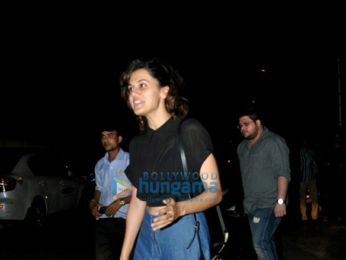 Tapsee Pannu snapped post spa session in Juhu