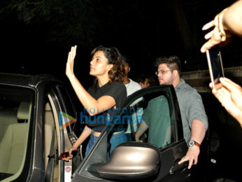 Tapsee Pannu snapped post spa session in Juhu