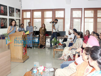 Taapsee Pannu visits her school Mata Jai Kaur Public School in Delhi