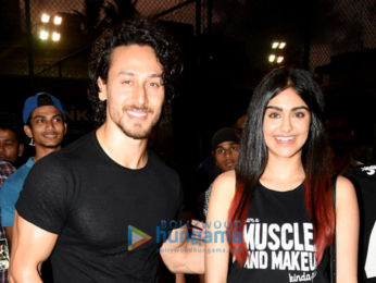 Tiger Shroff and Adah Sharma at 'Super Soccer Tournament' finals