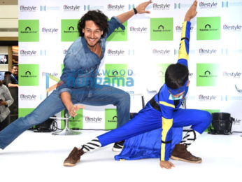 Tiger Shroff at the inauguration of Lifestyle store in seawoods