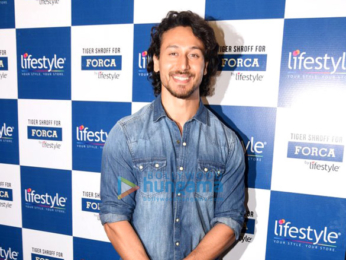 Tiger Shroff at the inauguration of Lifestyle store in seawoods