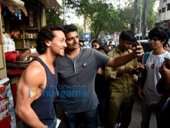 Tiger Shroff snapped while buying 'GQ' magazine with him on the cover
