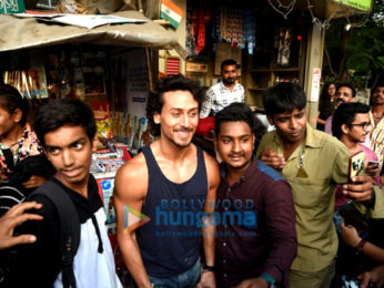 Tiger Shroff snapped while buying 'GQ' magazine with him on the cover