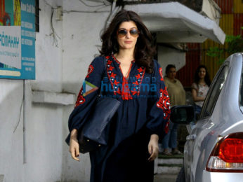 Twinkle Khanna snapped post salon session in Juhu
