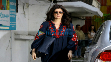 Twinkle Khanna snapped post a salon session in Juhu