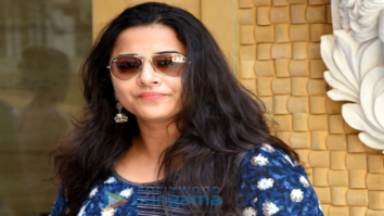 Vidya Balan snapped post dubbbing in Bandra