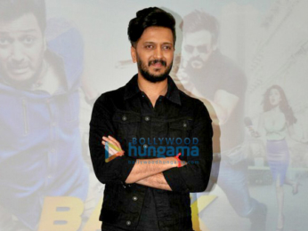 Vivek Oberoi, Riteish Deshmukh and Rhea Chakraborty snapped at 'Bank Chor' promotions