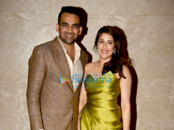 Zaheer Khan and Sagarika Ghatge's engagement bash in Mumbai