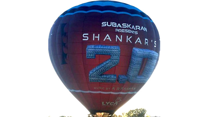 100 FOOT AIR BALLOON Kickstarts Promotional Campaign for Rajnikanth’s 2.0 100 FOOT AIR BALLOON Kickstarts Promotional Campaign for Rajnikanth’s 2.0
