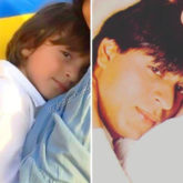 AWW Shah Rukh Khan and his son Abram Khan strike as awesome pose!