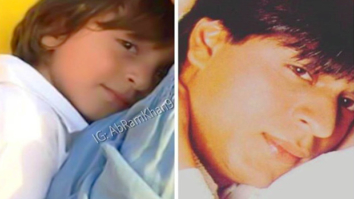AWW: Shah Rukh Khan and his son Abram Khan strike as awesome pose!