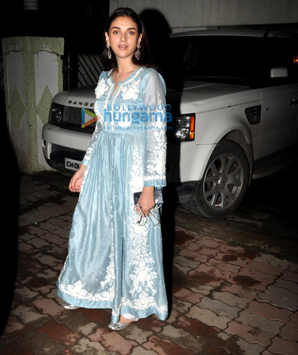 Aditi Rao Hydari snapped post Eid celebrations at Shabana Azmi’s house Aditi Rao Hydari snapped post Eid celebrations at Shabana Azmi’s house