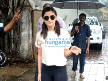 Alia Bhatt snapped post meeting at Vishesh Films' office