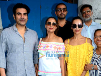 Arbaaz Khan, Malaika Arora and family snapped post lunch at Olive