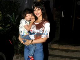 Ayesha Takia snapped with her cute kid in Andheri