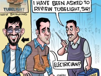 Bollywood Toons: Guess who came to review Tubelight
