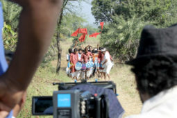 On The Sets Of The Movie Duniya Khatam Ho Rahi Hai