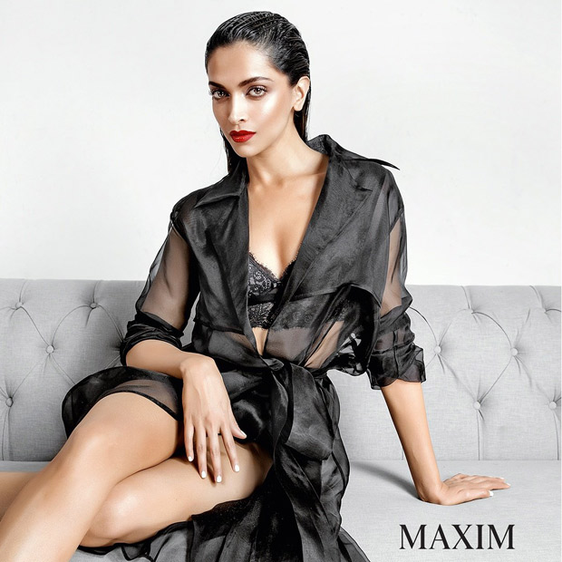 Deepika Padukon Ke Sath Sex Video - HOT: Deepika Padukone is a smokestorm in sexy black lingerie on Maxim India  : Bollywood News - Bollywood Hungama