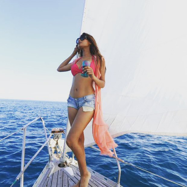 HOT! Sexy Lopamudra Raut CHILLS on a boat!2
