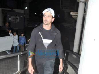 Hrithik Roshan, Sussanne Roshan and their kids arrive for the screening of 'Wonder Woman' at PVR Juhu